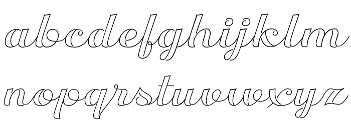 Transatlantic Cruise Demo Font LOWERCASE