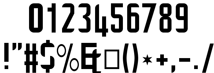 Transcends Games Font OTHER CHARS