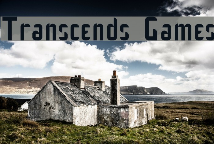 Transcends Games Font examples