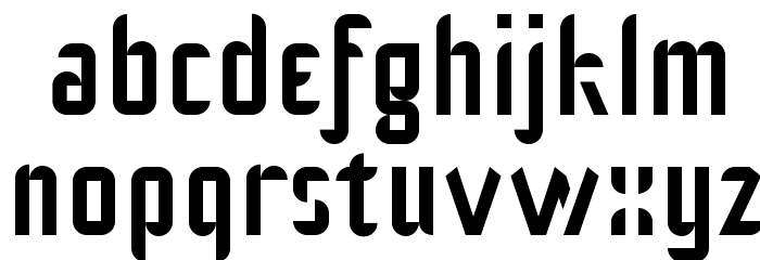 Transcends Games Font LOWERCASE