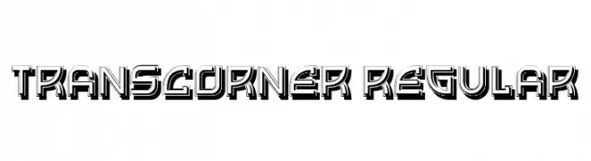 Transcorner Regular  Fuentes Gratis Descargar