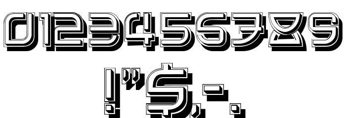 Transcorner Regular Font OTHER CHARS