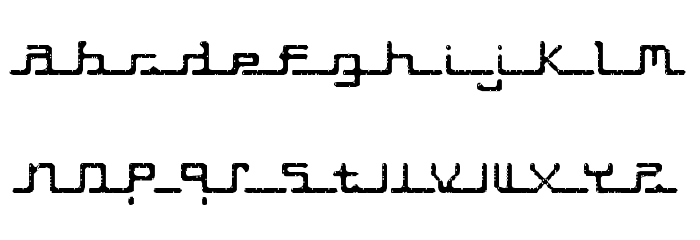 Transcript Schriftart Kleinbuchstaben