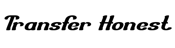 Transfer Honest  免费字体下载