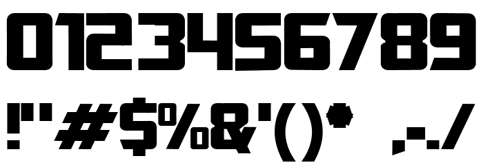 Transformers Movie Font OTHER CHARS