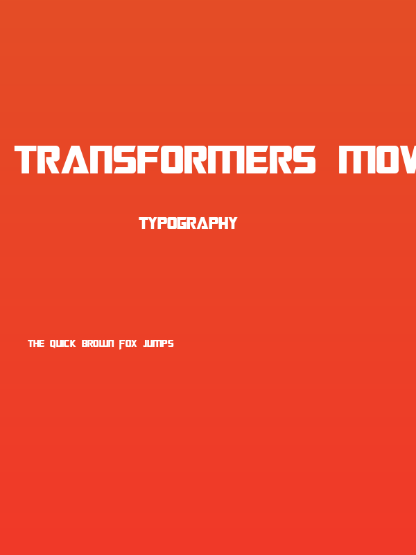 Transformers Movie Poster