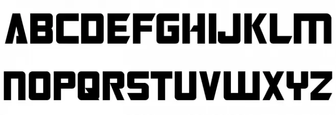 Transformers Normal Schriftart Groß