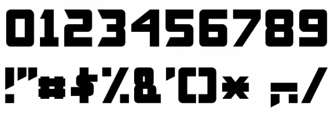 Transformers Solid Normal Font OTHER CHARS