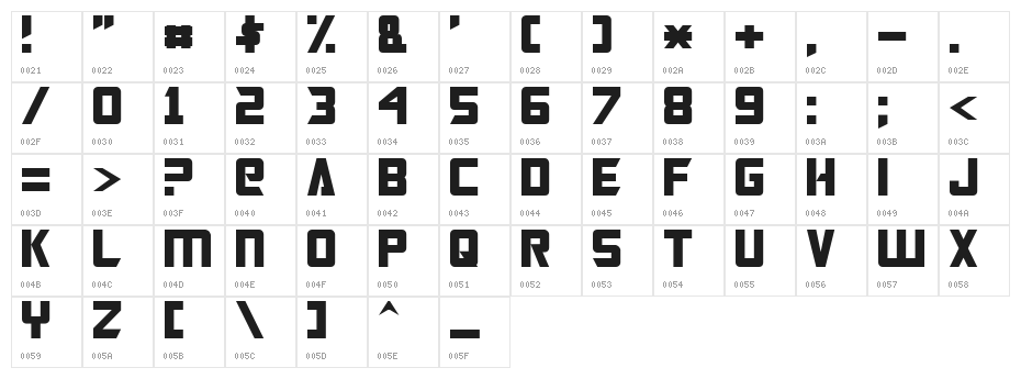 Transformers Solid  Normal Character Map