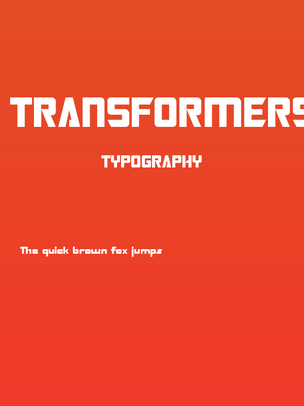 Transformers Solid  Normal Poster