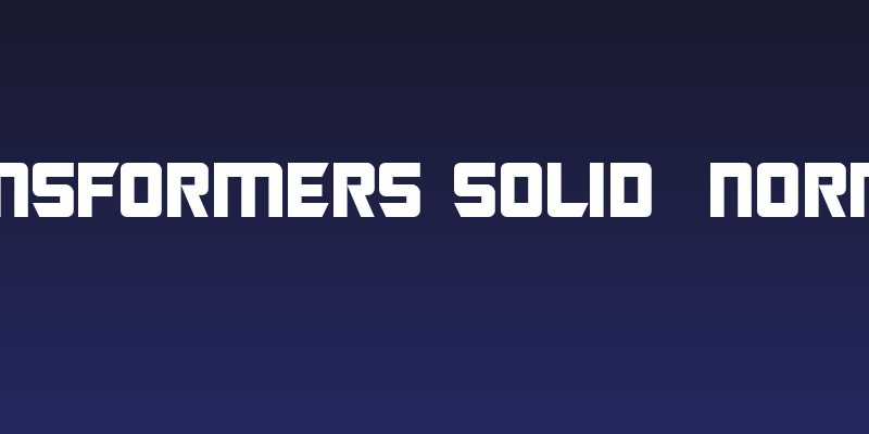 Transformers Solid  Normal Social Header