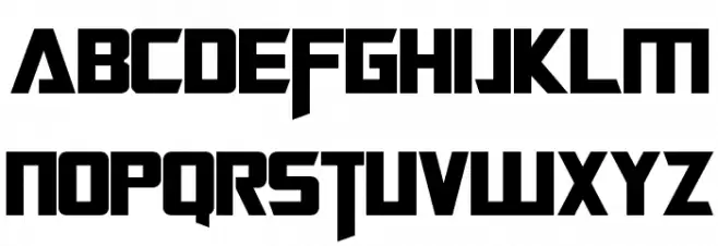 Transformers Font LOWERCASE