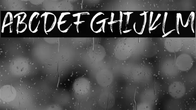 Transine  Brush Regular Font examples