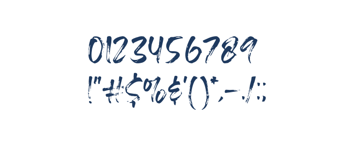 TransineBrush-Regular Other Characters