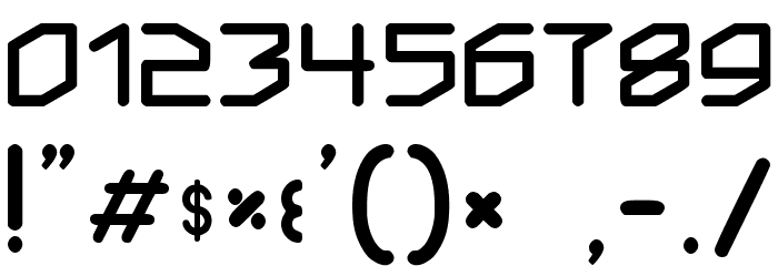 Transistor 2.15 Font OTHER CHARS