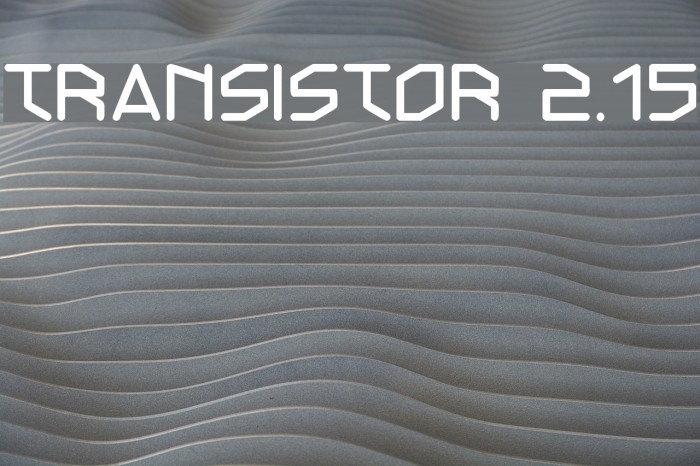 Transistor 2.15 Font examples