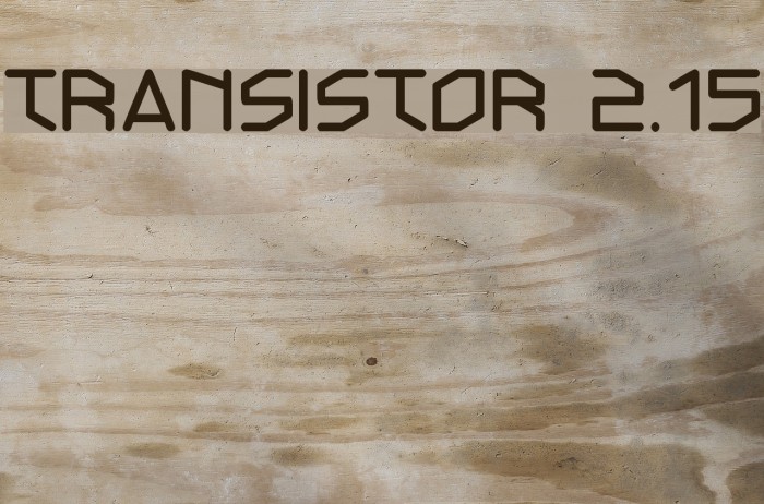 Transistor 2.15 Font examples