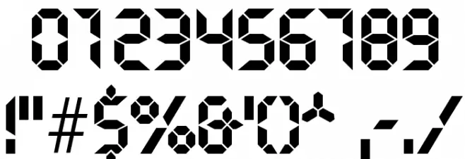 Transistor Regular Font Alte caractere