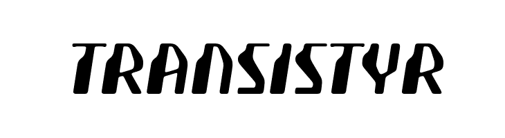 Transistyr  Frei Schriftart Herunterladen