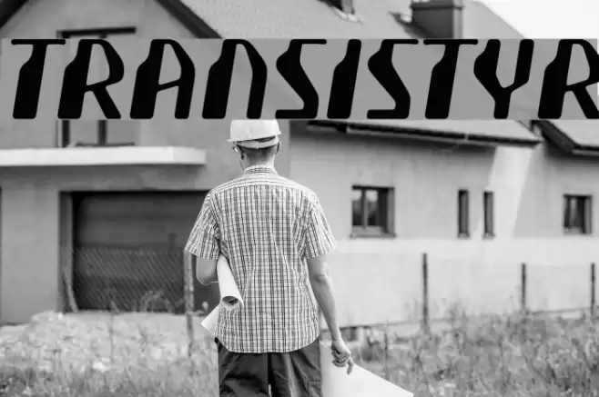 Transistyr Font examples