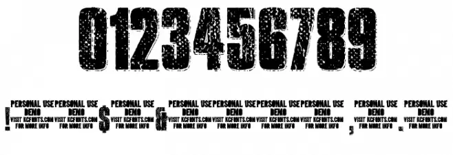 Transit Display Font OTHER CHARS