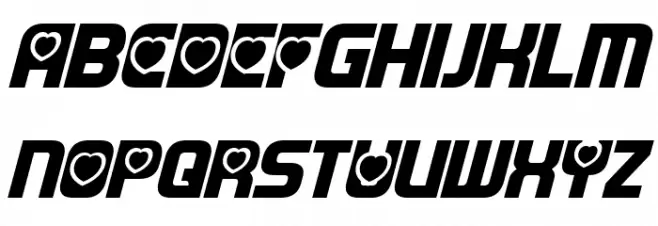 Transmaidens Italic Polices MAJUSCULES