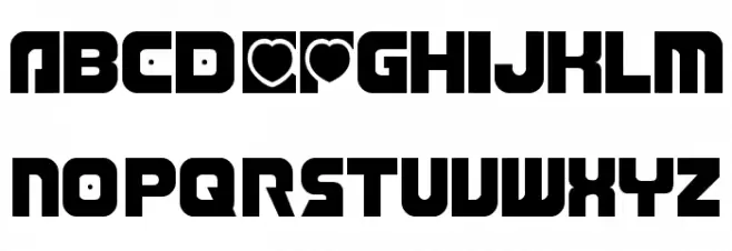 Transmaidens Normal フォント 大文字