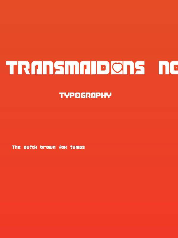 Transmaidens Normal Poster