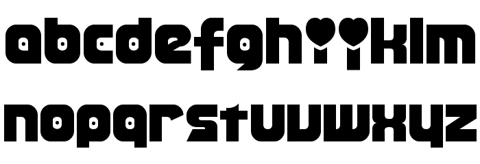 Transmaidens Normal Font LOWERCASE