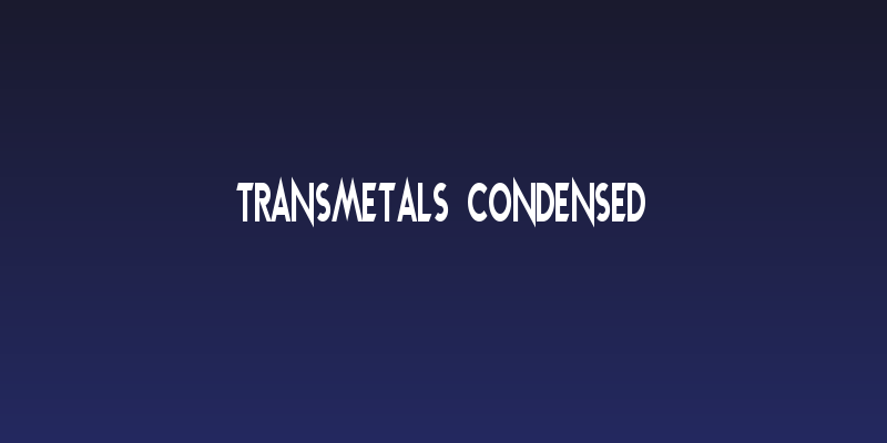 Transmetals Condensed Social Header