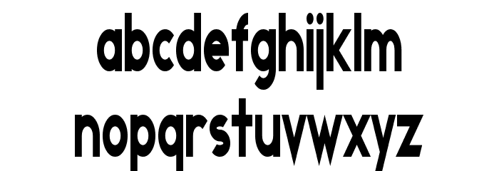 Transmetals Condensed Font LOWERCASE
