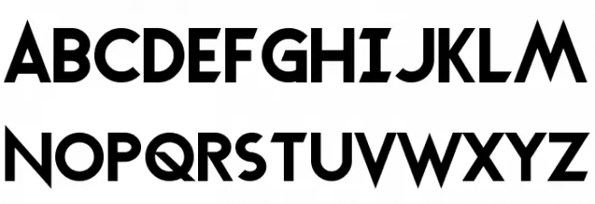 Transmetals Schriftart Groß