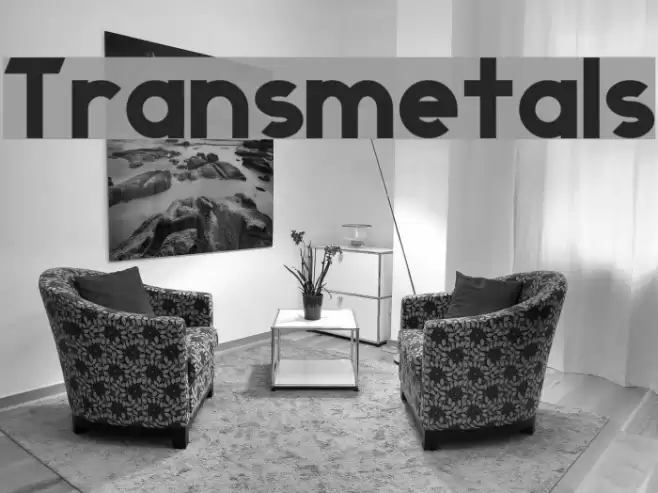 Transmetals Font examples