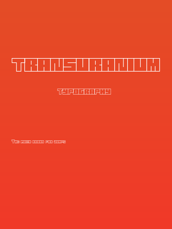 Transuranium Poster