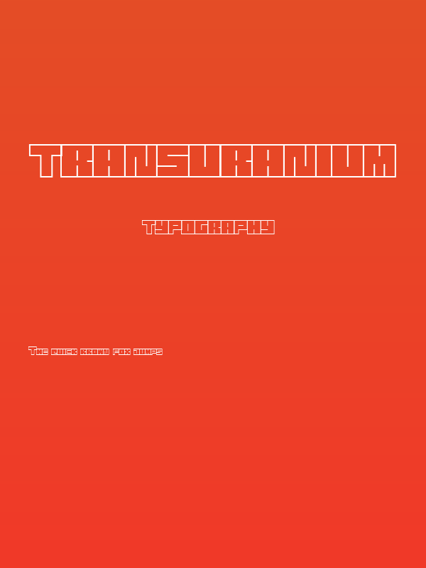 Transuranium Poster