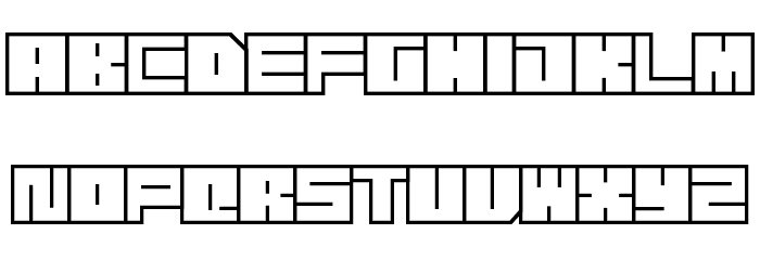 Transuranium Font LOWERCASE