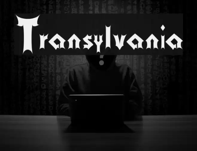 Transylvania Font examples