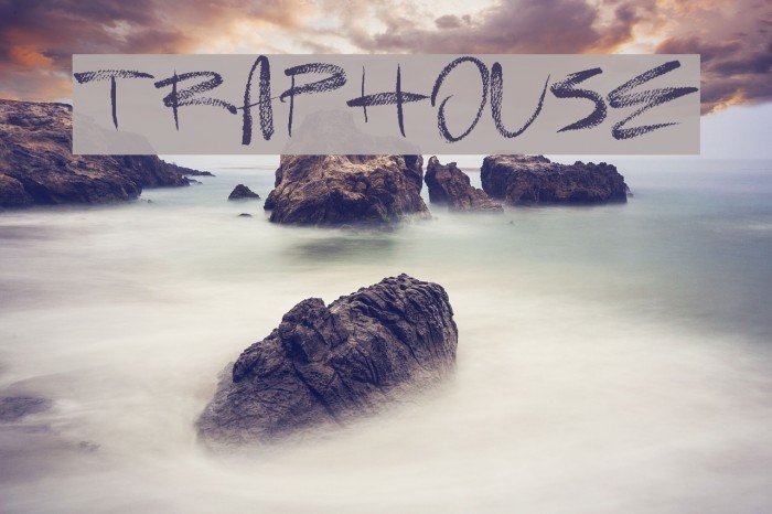 TrapHouse Font examples