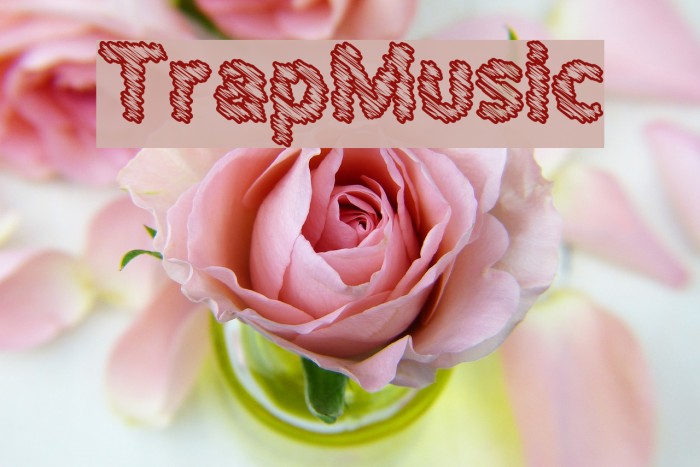 TrapMusic Font examples