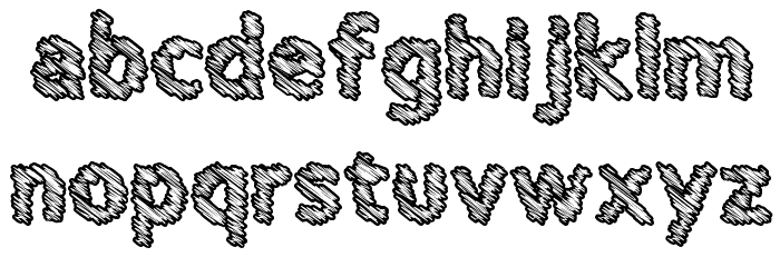 TrapMusic Font LOWERCASE