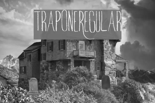 TrapOne-Regular Font examples