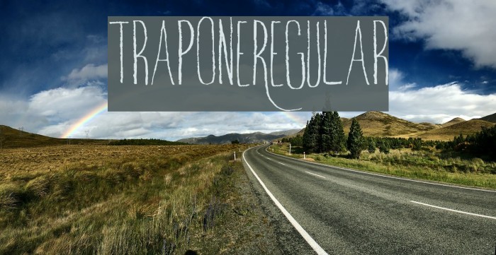 TrapOne-Regular Font examples