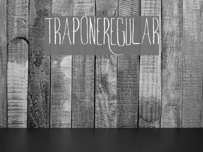 TrapOne-Regular Font examples