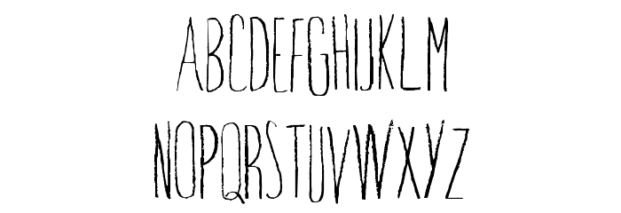 TrapOne-Regular Font LOWERCASE