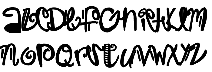 Trap Font LOWERCASE