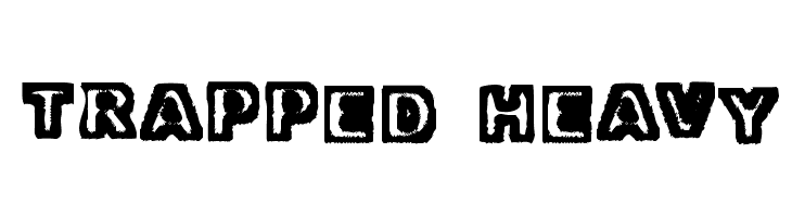 Trapped Heavy フォント