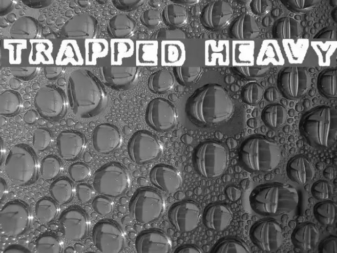 Trapped Heavy フォント examples