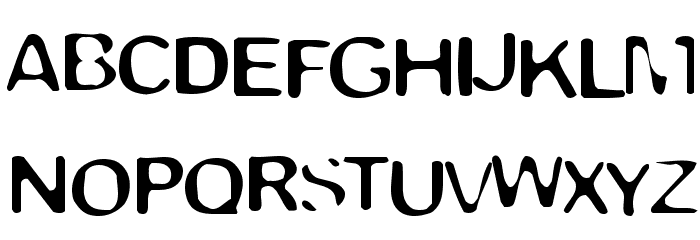 Trapped Light Font LOWERCASE