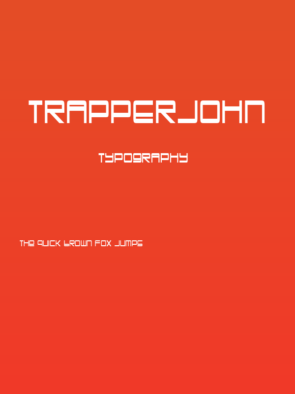 TrapperJohn Poster