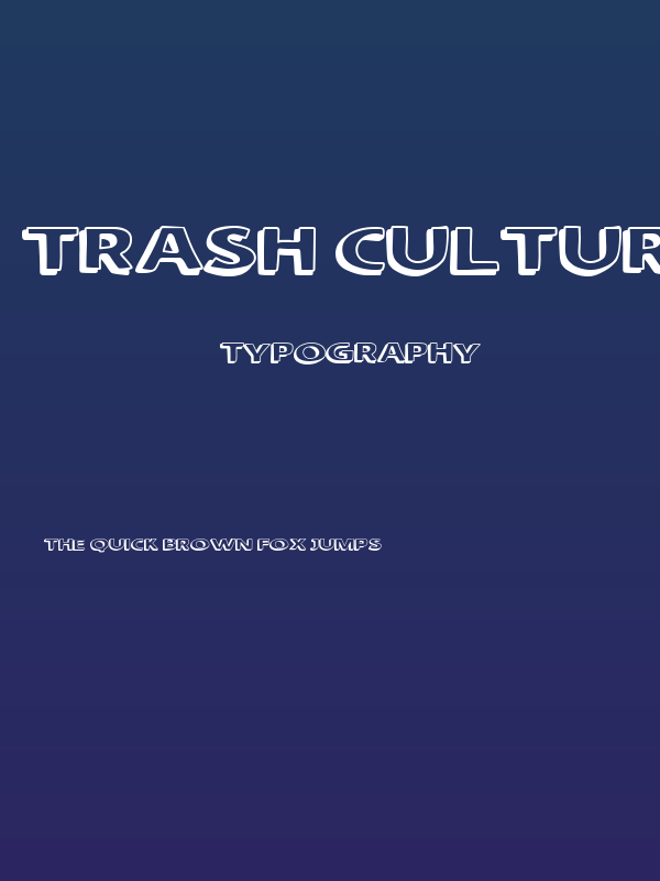 Trash Culture Poster